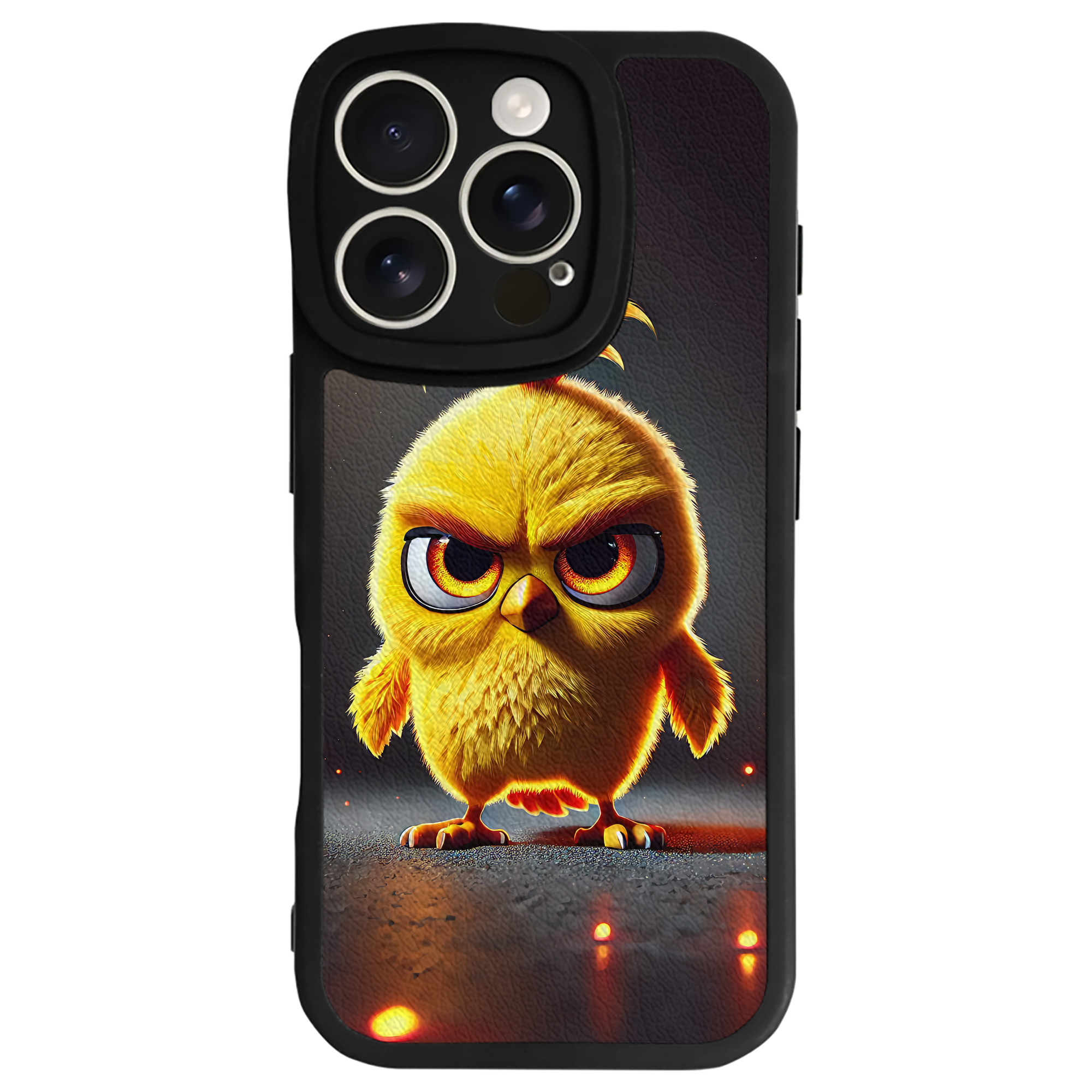 （画像用） Angry Birds アングリーバード 【iPhone 16シリーズ対応】シリコンスマホケース（レザー調） 材質：シリコン